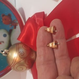 Avon, Vintage.  Delicate Bell pierced earrings